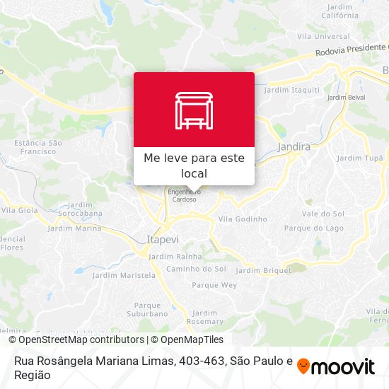 Rua Rosângela Mariana Limas, 403-463 mapa