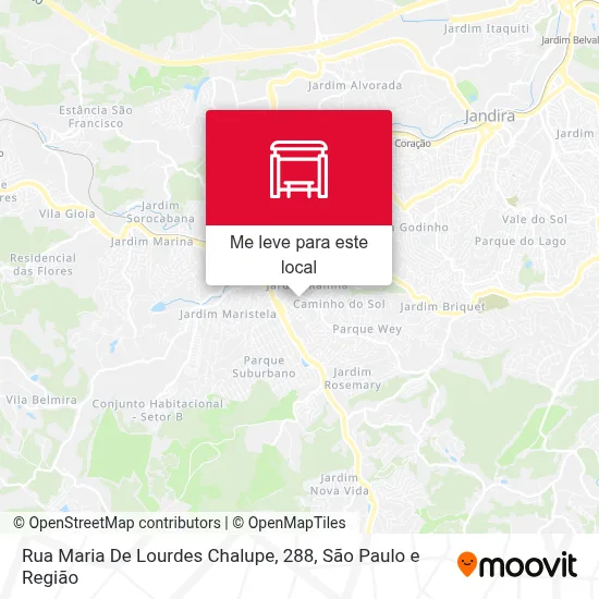 Rua Maria De Lourdes Chalupe, 288 mapa