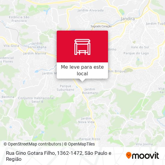 Rua Gino Gotara Filho, 1362-1472 mapa