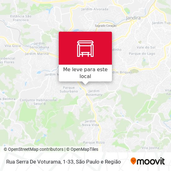 Rua Serra De Voturama, 1-33 mapa