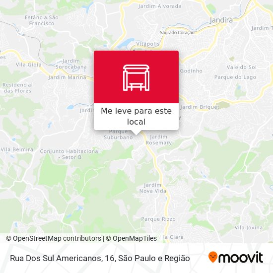 Rua Dos Sul Americanos, 16 mapa