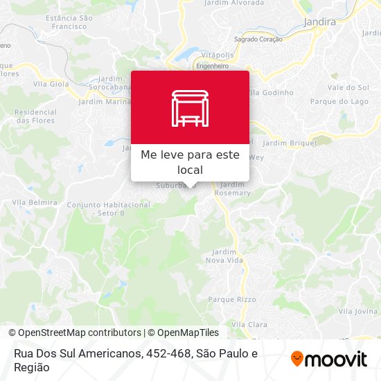 Rua Dos Sul Americanos, 452-468 mapa
