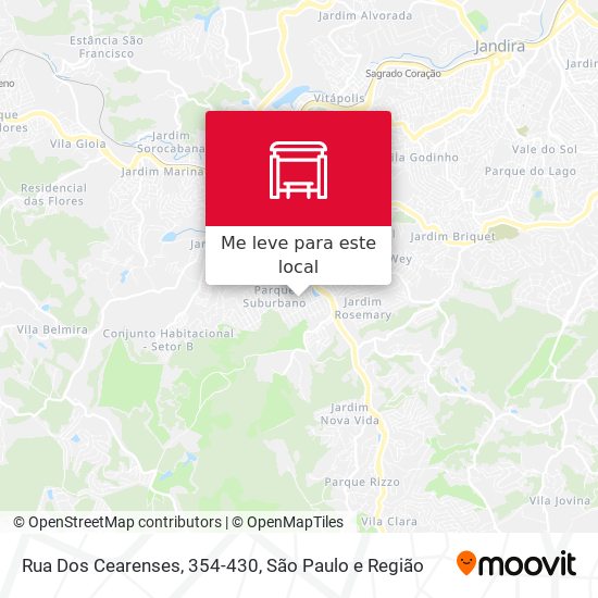 Rua Dos Cearenses, 354-430 mapa