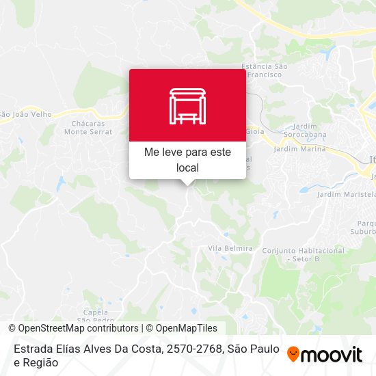 Estrada Elías Alves Da Costa, 2570-2768 mapa