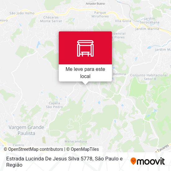 Estrada Lucinda De Jesus Silva 5778 mapa