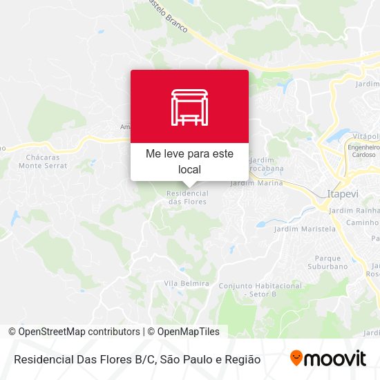 Residencial Das Flores B/C mapa