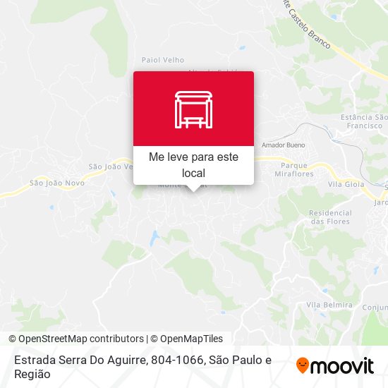 Estrada Serra Do Aguirre, 804-1066 mapa