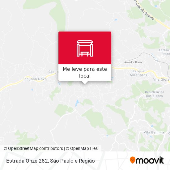 Estrada Onze 282 mapa