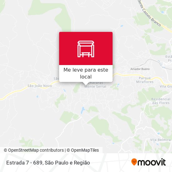 Estrada 7 - 689 mapa