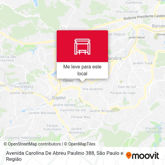 Avenida Carolina De Abreu Paulino 388 mapa