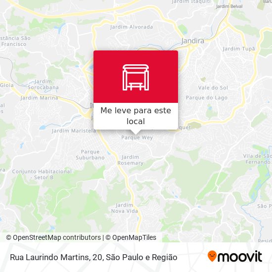 Rua Laurindo Martins, 20 mapa