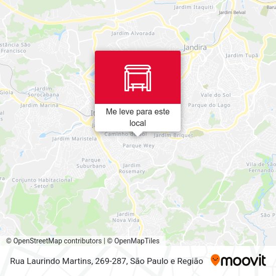 Rua Laurindo Martins, 269-287 mapa