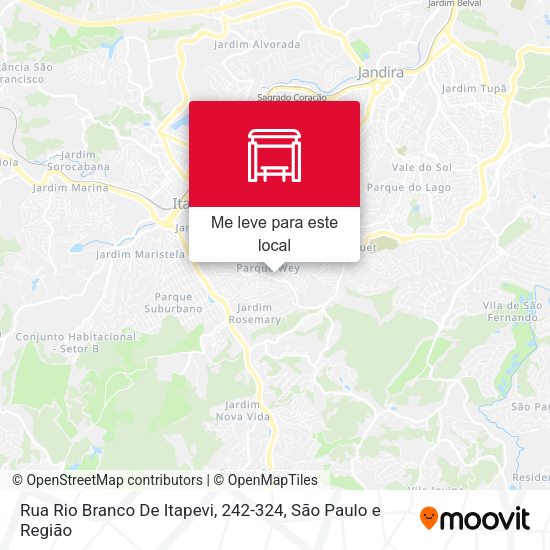 Rua Rio Branco De Itapevi, 242-324 mapa