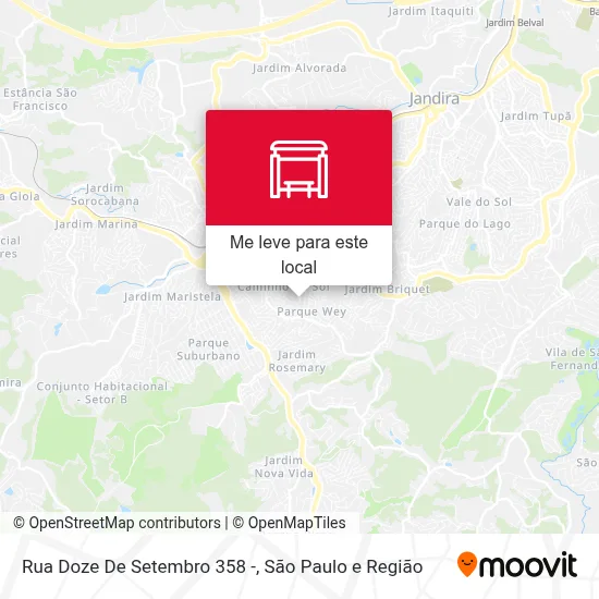 Rua Doze De Setembro 358 - mapa