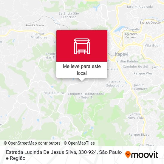 Estrada Lucinda De Jesus Silva, 330-924 mapa