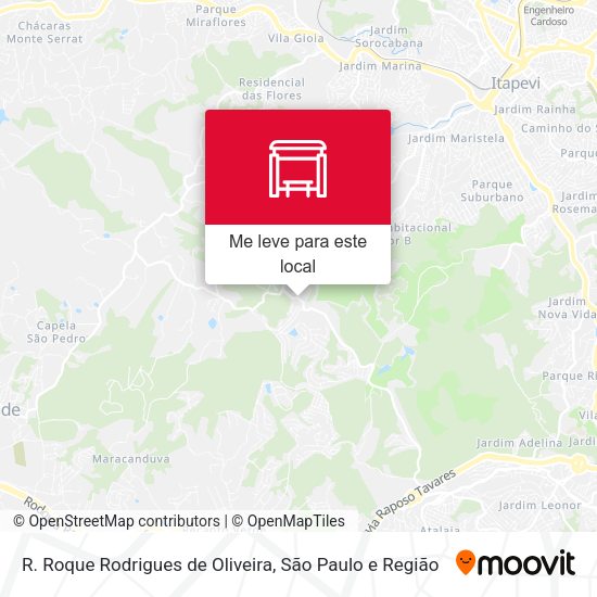 R. Roque Rodrigues de Oliveira mapa