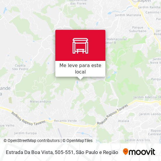 Estrada Da Boa Vista, 505-551 mapa