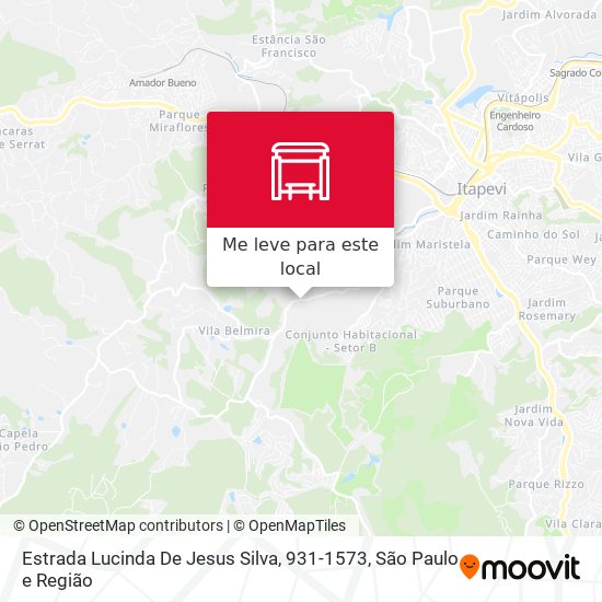 Estrada Lucinda De Jesus Silva, 931-1573 mapa