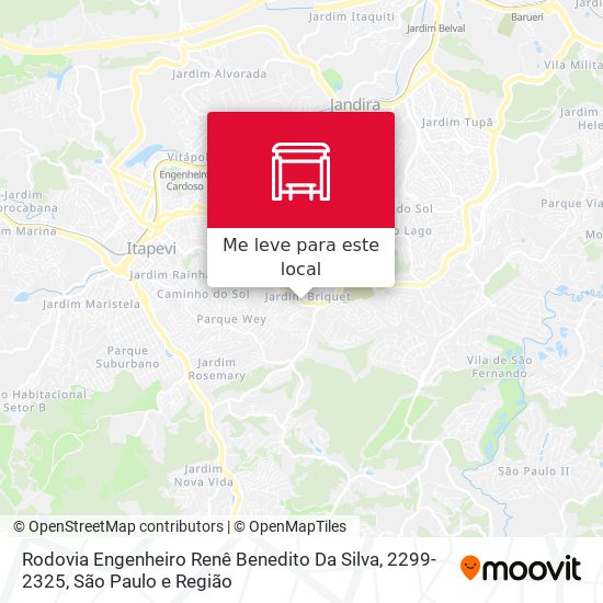 Rodovia Engenheiro Renê Benedito Da Silva, 2299-2325 mapa