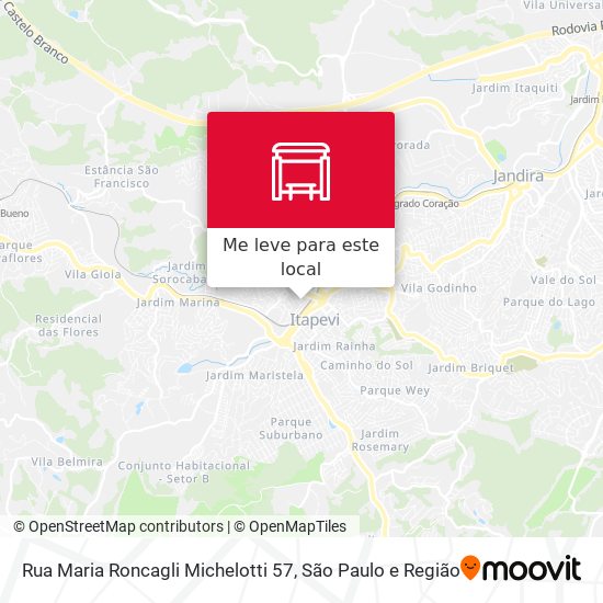 Rua Maria Roncagli Michelotti 57 mapa