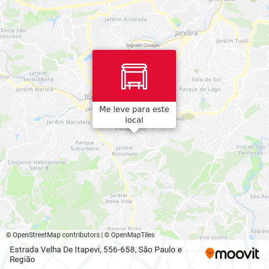 Estrada Velha De Itapevi, 556-658 mapa