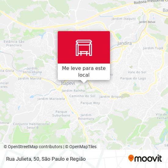 Rua Julieta, 50 mapa