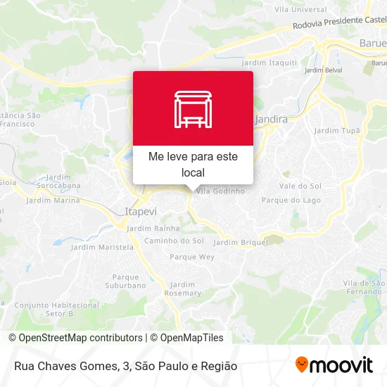 Rua Chaves Gomes, 3 mapa