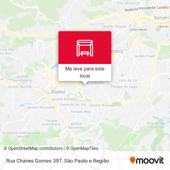 Rua Chaves Gomes 397 mapa