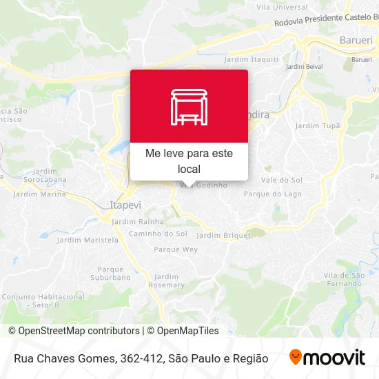 Rua Chaves Gomes, 362-412 mapa