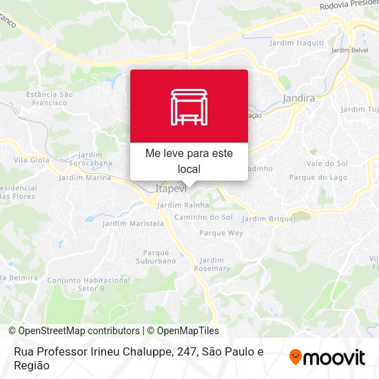 Rua Professor Irineu Chaluppe, 247 mapa