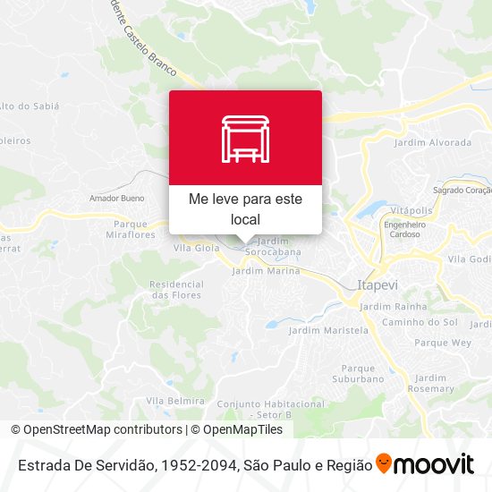 Estrada De Servidão, 1952-2094 mapa