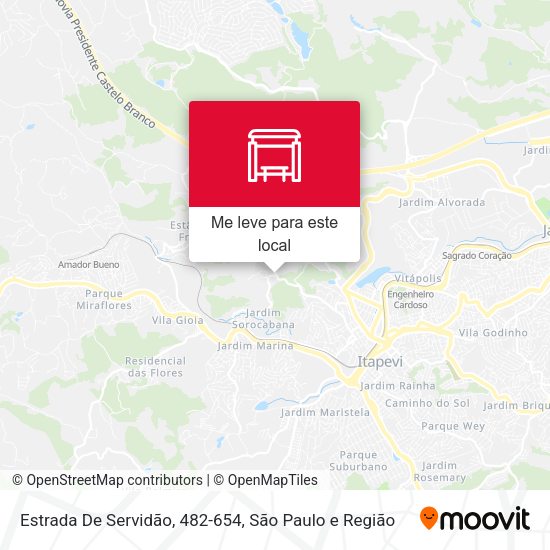 Estrada De Servidão, 482-654 mapa