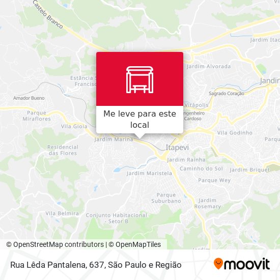 Rua Lêda Pantalena, 637 mapa