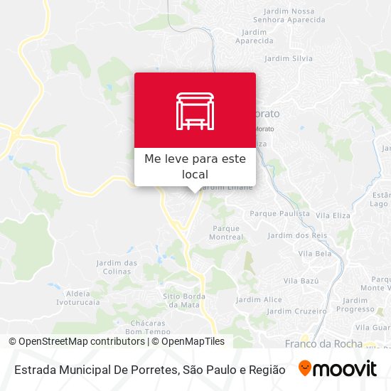 Estrada Municipal De Porretes mapa