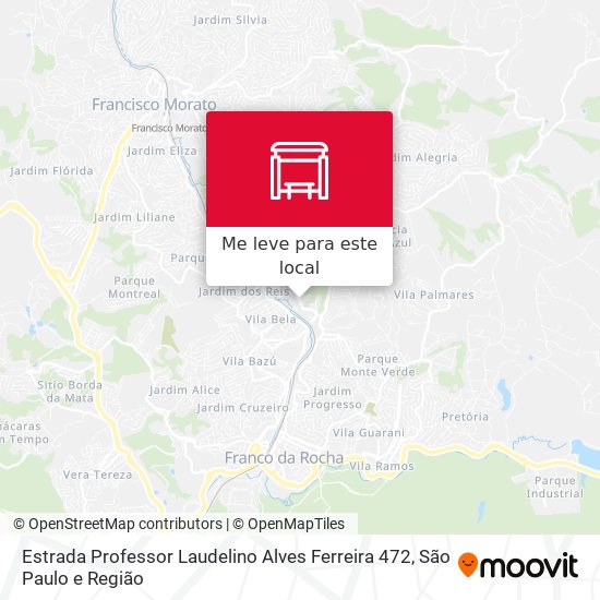 Estrada Professor Laudelino Alves Ferreira 472 mapa