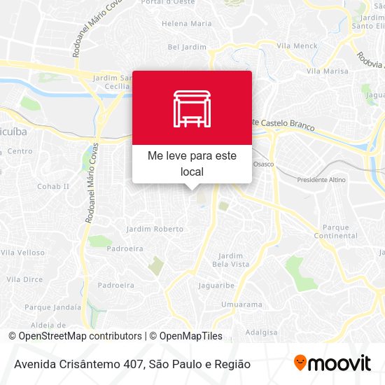 Avenida Crisântemo 407 mapa