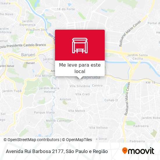 Avenida Rui Barbosa 2177 mapa