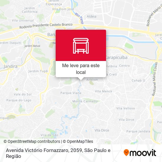 Avenida Victório Fornazzaro, 2059 mapa