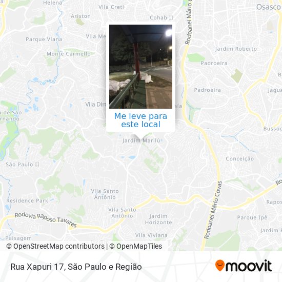 Rua Xapuri 17 mapa