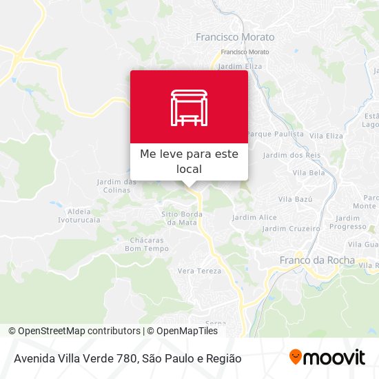 Avenida Villa Verde 780 mapa