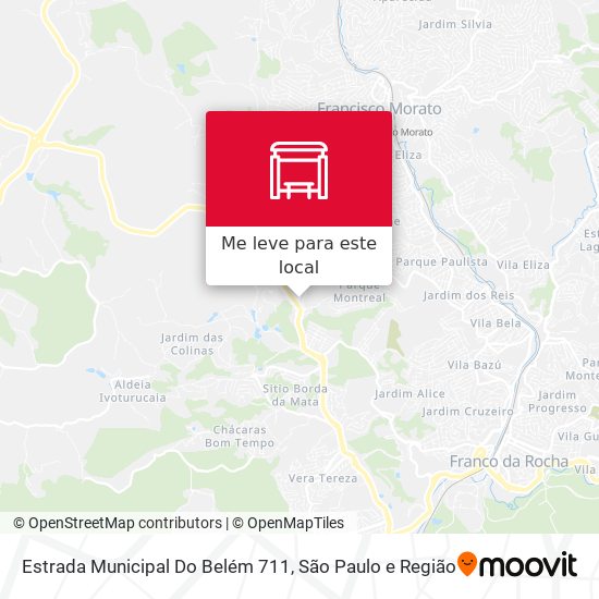 Estrada Municipal Do Belém 711 mapa