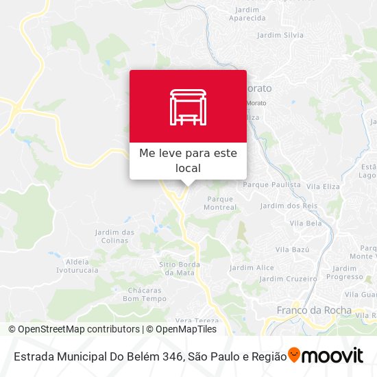 Estrada Municipal Do Belém 346 mapa