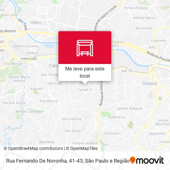 Rua Fernando De Noronha, 41-43 mapa