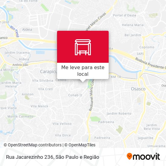 Rua Jacarezinho 236 mapa