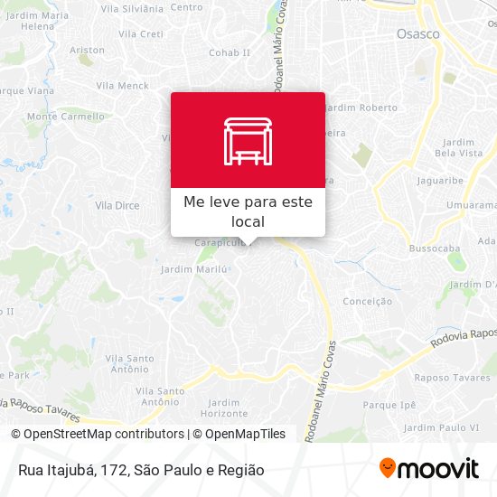 Rua Itajubá, 172 mapa