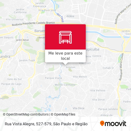Rua Vista Alegre, 527-579 mapa