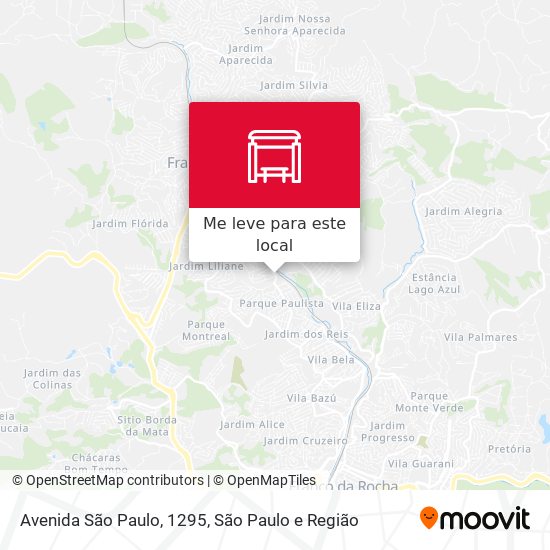 Avenida São Paulo, 1295 mapa