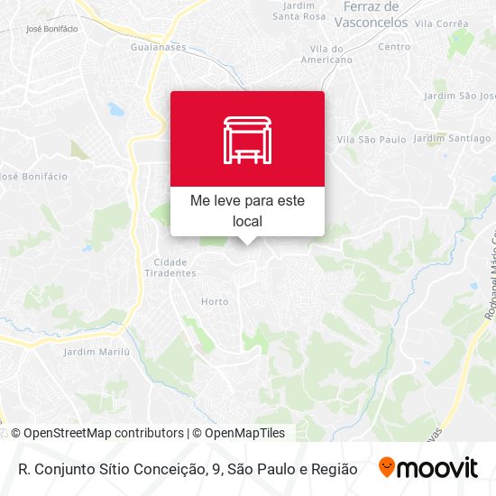 R. Conjunto Sítio Conceição, 9 mapa