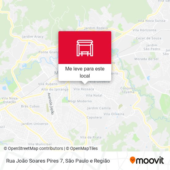 Rua João Soares Píres 7 mapa