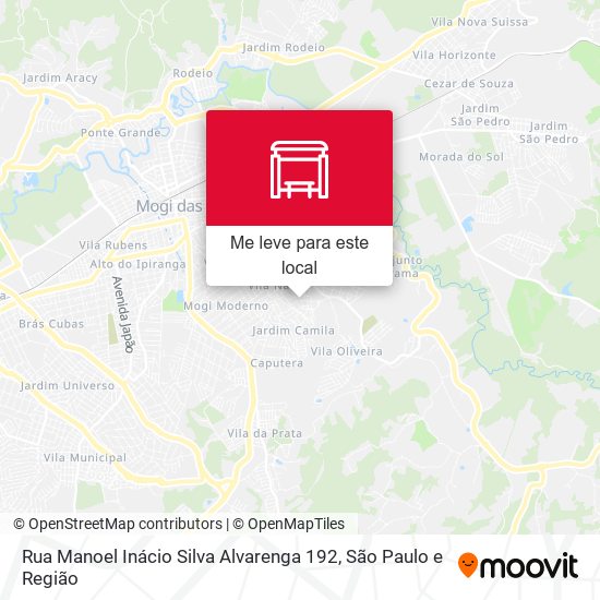 Rua Manoel Inácio Silva Alvarenga 192 mapa